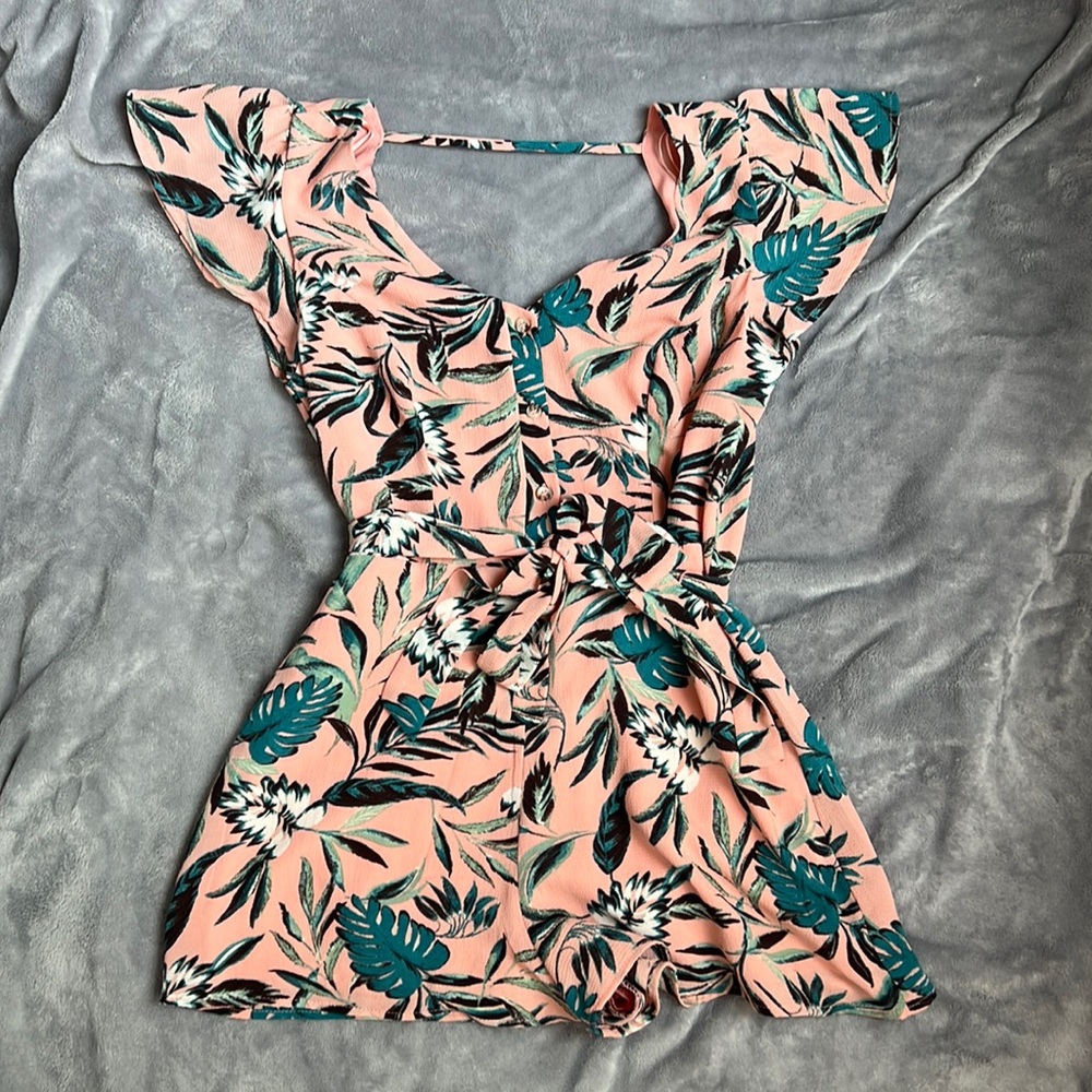 June & Hudson Tropical Romper